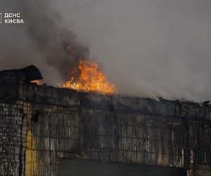Russian missile strike hits Kyiv, killing two and injuring ten