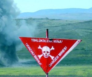 В селе Дашкенд в результате подрыва на мине пострадал человек