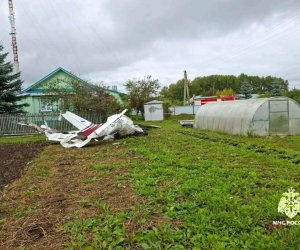В Татарстане разбился легкомоторный самолет, погибли пилот и пассажир