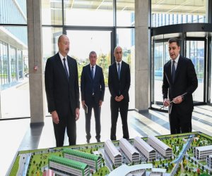 President Ilham Aliyev attends opening of first phase of SABAH.city innovation campus