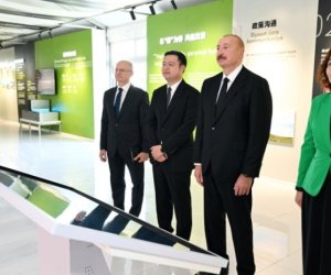 President Ilham Aliyev inaugurates 100 MW Gobustan Solar Power Plant