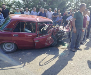 В массовом ДТП в Джалилабаде пострадали трое, включая ребенка
