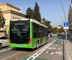Bakıda iki küçədə avtobuslar üçün xüsusi hərəkət zolaqları yaradılıb
