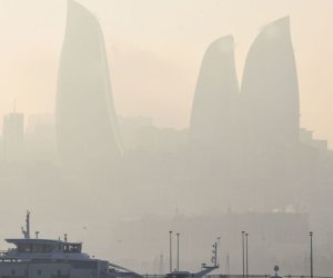 Bakıda tozlu hava müşahidə olunur