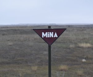В Лачыне трактор подорвался на мине