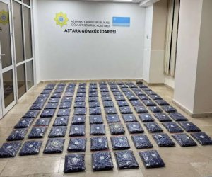 На границе в Астаре пресечена контрабанда почти 52 кг наркотиков из Ирана в Россию