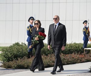 Prezidentin sosial media hesablarında Zəfər parkını ziyarətinə dair videoçarx paylaşılıb