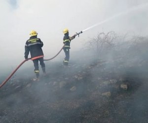 Ağsuda dağlıq ərazidə yanğın başlayıb