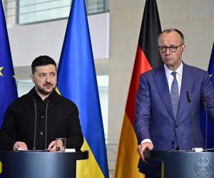 
Zelenski: Almaniya ilə 8,5 milyard avro dəyərində 15 saziş imzalanıb