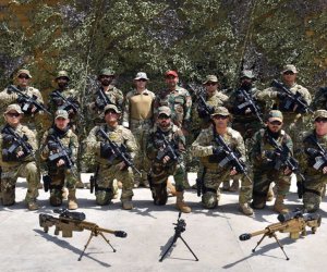 Азербайджанские военные на учениях в Пакистане