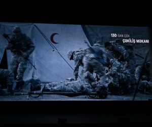&ldquo;44&rdquo; bədii filmi təqdim olunub: çəkilişlərə 2500 hərbçi cəlb edilib