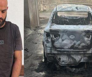 В Баку арестован мужчина, поджегший автомобиль директора школы