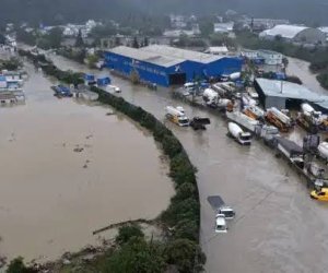 İstanbulda sel nəticəsində köməksiz qalan 3055 nəfər xilas edilib