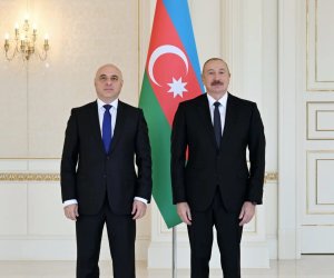 Əliyev Gürcüstanın Azərbaycanda yeni təyin olunmuş səfirini qəbul edib