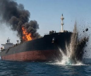 КСИР: Супертанкер с 2 млн баррелей нефти подорвался на мине в Ормузском проливе