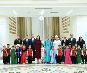 Leyla Əliyeva Arkadağda Uşaq Sağlamlığı və Reabilitasiya Mərkəzində