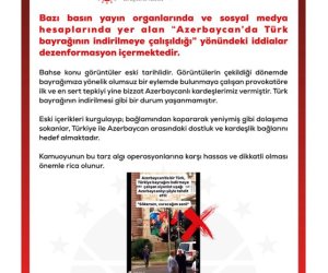 В Турции опровергли фейк о спуске турецкого флага в Азербайджане