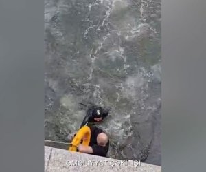 

Bulvarda dənizdə batma təhlükəsində olan şəxs xilas edilib

