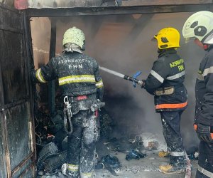 Bakıda çoxmərtəbəli yaşayış binasında yanğın söndürülüb, xəsarət alan yoxdur