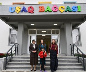 В селе Гёйляр Шамахинского района сдан в эксплуатацию детский сад-ясли