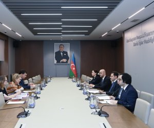 Xarici işlər nazirinin müavini UNESCO-nun Baş direktorunun müavini ilə görüşüb