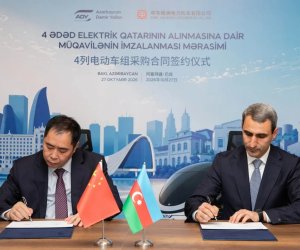ADY Çindən yeni qatarlar alır