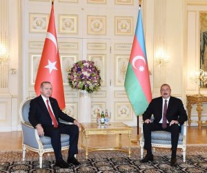 İlham Əliyev Rəcəb Tayyib Ərdoğana təbrik ünvanlayıb