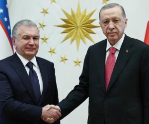 Ərdoğan və Mirziyoyev TDT-nin gələcəyini və regional məsələləri müzakirə ediblər