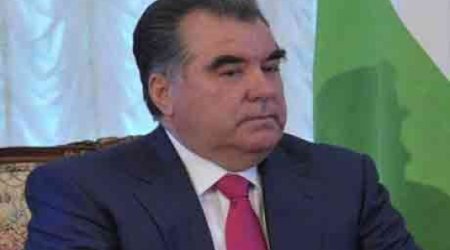 Emomali Rəhmon and içdi