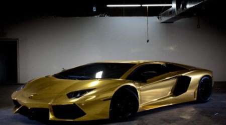 Золотая модель Lamborghini за $350 000 ищет покупателя -ФОТО