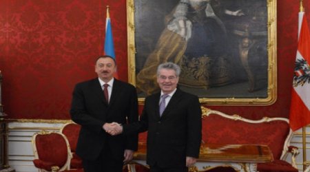 İlham Əliyev Avstriya Prezidenti ilə görüşüb
