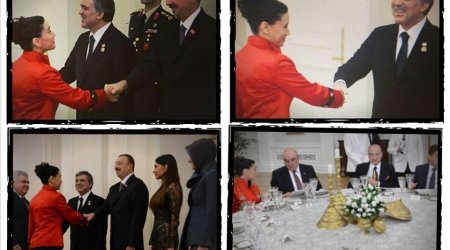 Фото Азерин  с Ильхам Алиевым в ТурцииФОТО