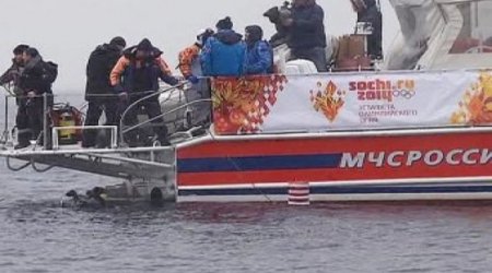 Олимпийский факел погрузили на дно Байкала -ВИДЕО