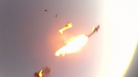 Столкновение самолетов в небе- ВИДЕО