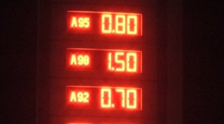 АЗС приостановили продажу бензина -ФОТО