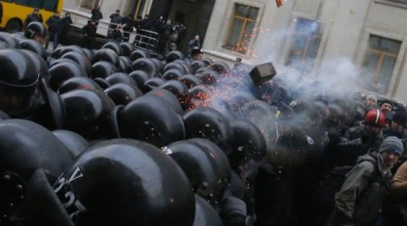 Впечатляющие кадры украинских протестов -ФОТО