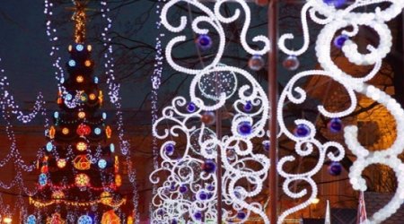 Самая высокая елка на бульваре -ВИДЕО