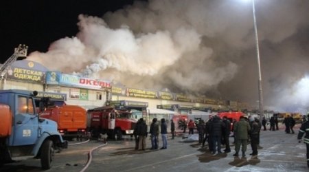 "Sadovod" bazarındakı yanğının səbəbi açıqlandı