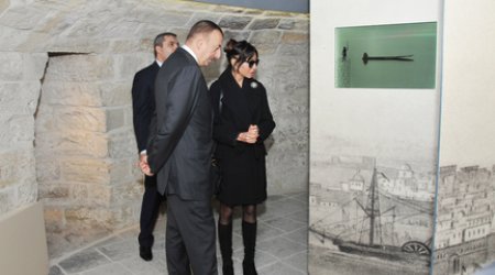 İlham Əliyev və xanımı Qız Qalasında - FOTOLAR