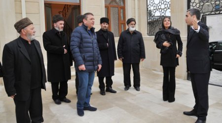 Лейла Алиева на открытии мечетиФОТО