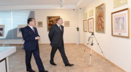 Ильхам Алиев принял участие в открытии в Гяндже Музея Низами Гянджеви -ФОТО