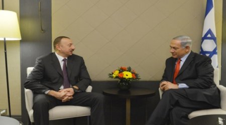 İlham Əliyev İsrailin baş naziri ilə görüşüb