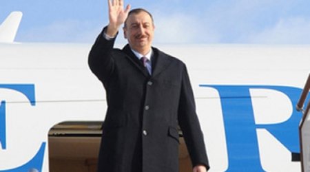 İlham Əliyev Soçiyə gedib