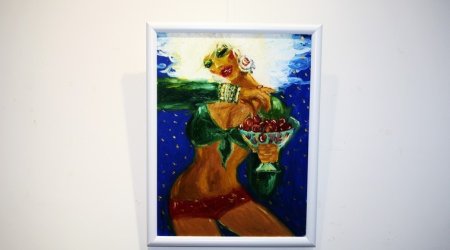 Bar qızları obrazı rəssam Gülnarə Xalıqovanın düşüncəsində - FOTOLAR