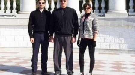 İlham Əliyev, xanımı və kürəkəni Soçidə