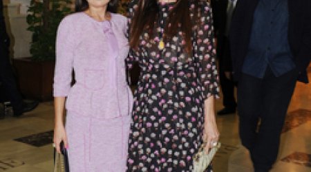 Tanınmış italyan aktrisası ilə Bakıda görüş olub - FOTOLAR