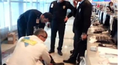 Азербайджанец учинил дебош в стамбульском аэропорту –ВИДЕО