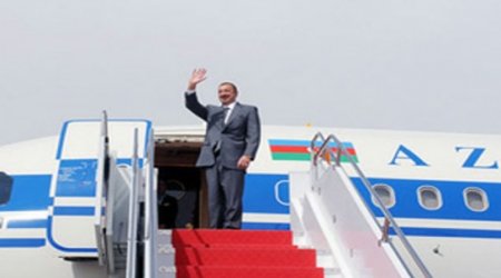 İlham Əliyevin Naxçıvana səfəri başladı