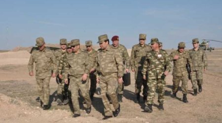 Ordumuzun genişmiqyaslı hərbi təlimindən FOTOLAR