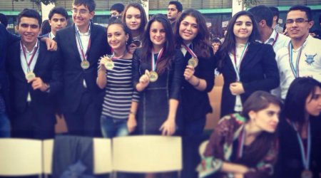 İlham Əliyevin oğlu qrup yoldaşları ilə - FOTOLAR